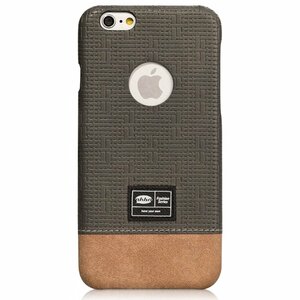 即決・送料込)【テクスチャーパターンのハードケース】ahha iPhone6s/6 Fashion Case PERRY, Grey