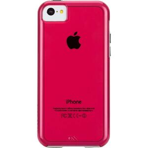 即決・送料無料)【衝撃に強いタフなケース】Case-Mate iPhone 5c Hybrid Tough Naked Case Clear Pink/White