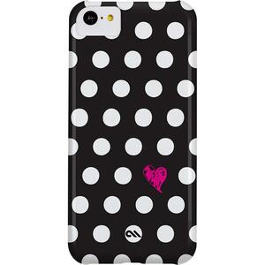 即決・送料無料)【かわいい水玉模様のハードケース】Case-Mate iPhone 5c Barely There Prints Case Polka Love