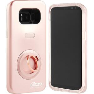 即決・送料込)【Allure × Case-Mate】Galaxy S8 SC-02J SCV36 セルフィーケース LEDライト内蔵 回転式フィンガーリング付き