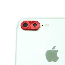 即決・送料込)【iPhoneのカメラレンズを保護！】GauGau iPhone 8 Plus/7 Plus Camera lens Cap Red_画像2