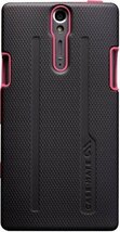 即決・送料込)【耐衝撃ケース】Case-Mate docomo Xperia NX SO-02D Hybrid Tough Case Black/Pink_画像1