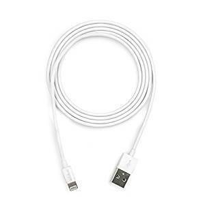 即決・送料込)【1.2メートルのLightningケーブル Apple 認定品】ahha Apple 通信 ＆ 充電 用 Lightning Cable 1.2m Donutstring White