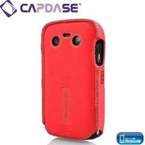 即決・送料込)【伸縮性素材のソフトケース】CAPDASE BlackBerry Bold 9780/9700 Flessi Jacket「Zuede」 Red