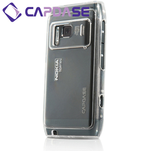即決・送料込)【2種の素材を使ったケース】CAPDASE Nokia N8 Soft Jacket Fuze クリアー/クリアー