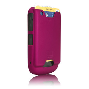 即決・送料込)【カードホルダー付き】Case-Mate docomo BlackBerry Curve 9300 ID Case Matte Hot Pink