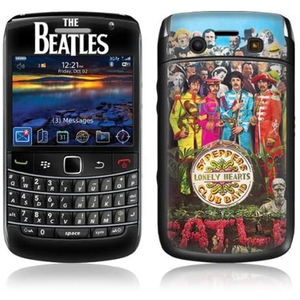 即決・送料込)【背面保護シートにビートルズをプリント】Music Skins BlackBerry Bold 9780/9700 Sgt. Pepper's Lonely Hearts Club Band