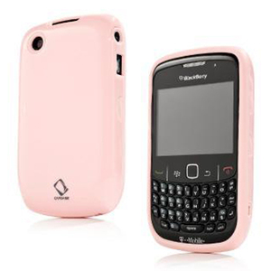 即決・送料込)【2種の素材を使ったハードケース】CAPDASE BlackBerry Curve 9300 Polimor Protective Case Candy Pink