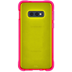 即決送料込)【大胆なネオンカラーがインパクト大！】Case-Mate Galaxy S10e Tough Clear - Neon Green/Neon Pink