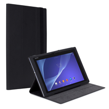 即決・送料込)【ブックタイプケース】Case-Mate SONY Xperia Z2 Tablet au SOT21/docomo SO-05F Slim Folio Case Black スタンド機能つき_画像1