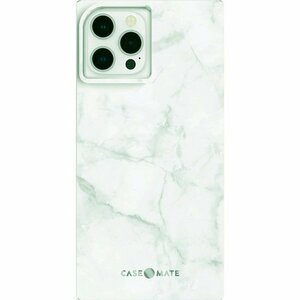 即決・送料込)【四角いデザインの耐衝撃ケース】Case-Mate iPhone 12 Pro Max 用 BLOX Case - White Marble