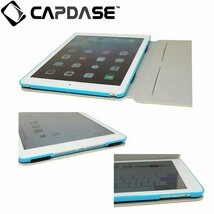 即決・送料込)【スタンド機能付き横開きケース】CAPDASE iPad Air 用 Sider Baco White/Blue_画像10