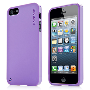 即決・送料込)【ソフトケース】CAPDASE iPhone SE(第一世代,2016)/5s/5 用 Soft Jacket 2 XPOSE Solid Purple