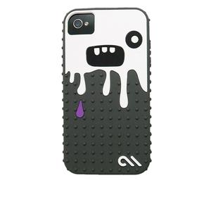 即決・送料込)【キモかわいいモンスターのケース】Case-Mate iPhone 4S/4 Creatures: Monsta Case Grey/White