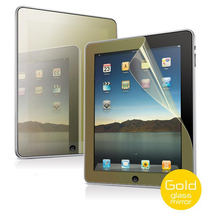 即決・送料込)【ミラーになる液晶保護フィルム】CAPDASE ScreenGuard mira Gold iPad 2～4世代 「ゴールドミラー」_画像1