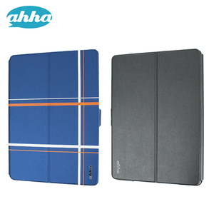 即決・送料込)【リバーシブルケース】ahha iPad Air 2 Dual Face Flip Case SYKES MIX Blue Checker/Space Grey