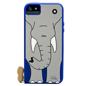 即決・送料込) Case-Mate iPhoneSE(第一世代,2016)/5s/5 CREATURES: Ellie Elephant Case, Blue