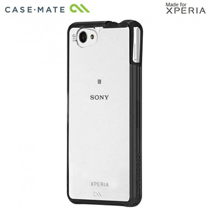 即決・送料無料)【衝撃に強いケース】Case-Mate Sony Xperia A2 SO-04F/J1 Compact/Z1 f SO-02F Hybrid Tough Naked Case Clear/Black