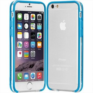 即決・送料込)【フレームスタイル】Case-Mate iPhon6s/6 Tough Frame Case Clear/Olympian Blue