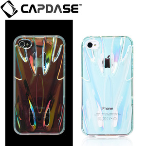  быстрое решение * включая доставку )[ Uni -k. жесткий чехол ]CAPDASE iPhone 4S/4 KARAPACE JACKET WITH SCREEN PROTECTOR: XTREME SHIMMA