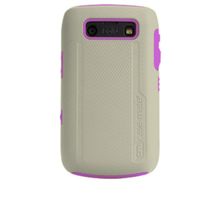 即決・送料無料)【衝撃に強いケース】Case-Mate BlackBerry Bold 9780/9700 Hybrid Tough Case Cool Gray/Pink