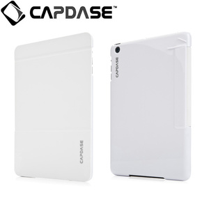 即決・送料込)【スタンド機能付きケース】CAPDASE iPad mini 3/2/1 Karapace Jacket Sider Elli White