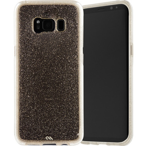 即決・送料込)【キラキラのラメが入ったケース】Case-Mate Galaxy S8 docomo SC-02J/au SCV36 シアー・グラムケース シャンパンゴールド