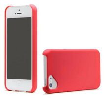 即決・送料込)【シンプルなハードケース】Olo iPhoneSE(第一世代,2016)/5s/5 Simple Case Red Hibiscus_画像2