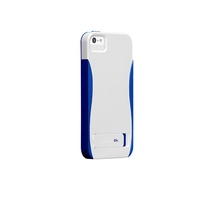 即決・送料無料【スタンド機能付きケース】Case-Mate iPhone SE(第一世代,2016)/5s/5 POP! with Stand Case White/Marine Blue_画像2