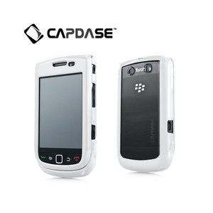 即決・送料込)【2種の素材を使ったケース】CAPDASE BlackBerry Torch 9800/9810 Clear/Solid White