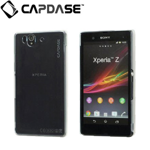 即決・送料込)【薄くて透明なハードケース】CAPDASE Xperia Z SO-02E Karapace Protective Case: Finne DS Clear Black