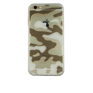 即決・送料込)【迷彩ケース】GauGau iPhone6s/6 Camouflage Hybrid Clear Case Clear カモフラージュ ハイブリッド クリア ケース