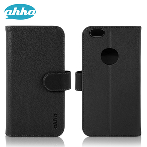 即決・送料込)【カードや紙幣が収納できる手帳型ケース】ahha iPhone6s Plus/6 Plus MCKAY Wallet Flip Case Stealth Black