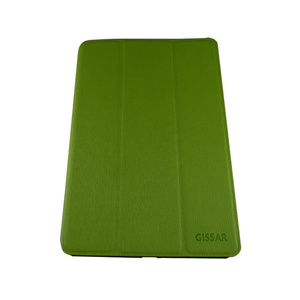 即決・送料込)【レザー調スクリーンカバーケース】GISSAR iPad mini 用 バーティカル パターン Lime Green (スタンド機能つき)