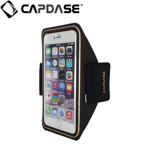 即決・送料込)【防水アームバンドスタイル】CAPDASE iPhone6s Plus/6 Plus Black/Gold