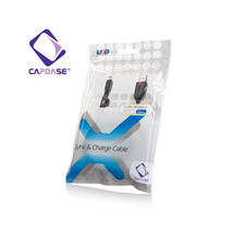 即決・送料込)【充電・データ通信用ケーブル】CAPDASE Sync & Charge Cable USB-miniUSB for HTC / BlackBerry_画像2