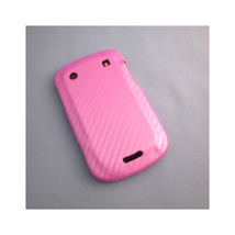 即決・送料込み)【カーボン調ハードケース】GauGau docomo BlackBerry Bold 9900 Hard Rear Cover Pink_画像1