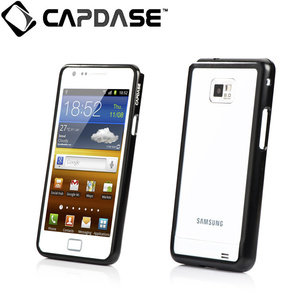 即決・送料込)【金属製フレームケース】CAPDASE GALAXY S II SC-02C Alumor Bumper Duo Frame Black/Black