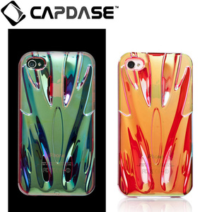 即決・送料込)【色が変化するハードケース】CAPDASE iPhone 4/4S Karapace Jacket: Xtreme Shimma Gold/Red