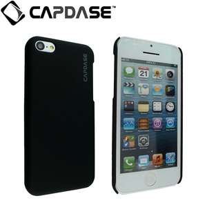 即決・送料込)【滑りにくいハードケース】CAPDASE iPhone 5c Karapace Protective Case Touch Black