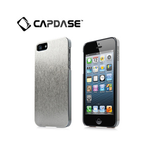 即決・送料込)【サテン地のような表面加工】CAPDASE iPhone SE(第一世代,2016)/5s/5 Karapace Jacket Silva Shimma Silver/Black