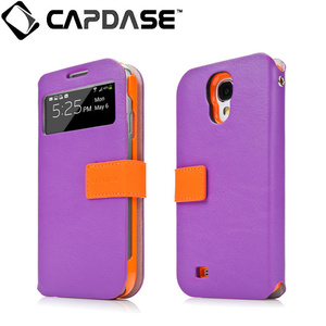 即決・送料込)【磁力で合体するケース】CAPDASE docomo GALAXY S4 SC-04E Sider ID Belt: Purple/Orange