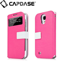 即決・送料込)【磁力で合体するケース】CAPDASE docomo GALAXY S4 SC-04E Smart Folder Case Sider ID Belt: Pink/White_画像1