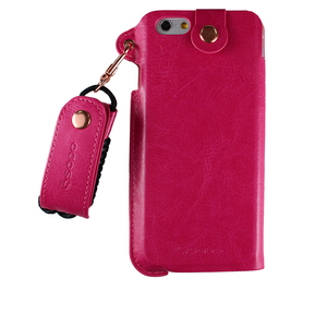 即決・送料込)【ネックストラップ付きスリーブスタイルケース】SODO iPhone6s/6 Sleeve Style Case Pink
