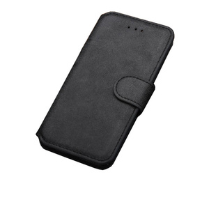 即決・送料込)【スェードレザー調手帳型ケース】GauGau iPhone6s Plus/6 Plus Bi-Fold Case Black スタンド機能付き