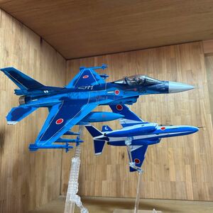 めだちゃん様専用　ハセガワ1/48 三菱 F-2A ＆ 川崎 T-4 BLUE IMPULSE＋ アクションベース1、8 