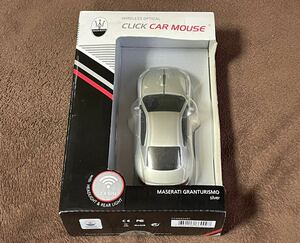 【未使用/未開封】CLICK CAR MOUSE マセラティ グランツーリスモ クリックカーマウス MASERATI GRANTURISMO ワイヤレスマウス 充電池式