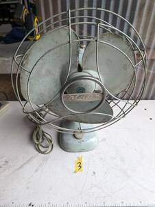 3*S: Akira electro- . electric fan DZ-304E 12 centimeter Showa Retro antique present condition goods 