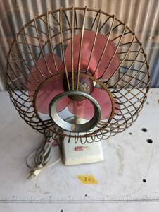 20*S:National National 20FD 20CM electric fan Showa Retro antique present condition 