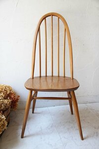 # витрина цена Y38500#a- call ke- машина стул 50# Британия Ercol Vintage стул из дерева * старый дерево стул 